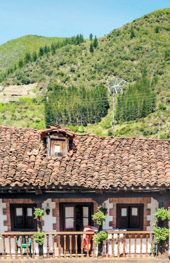 İspanya 'nın kuzeyindeki Potes köyü