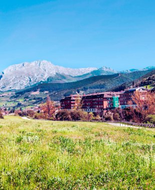 İspanya 'nın kuzeyindeki Potes köyü