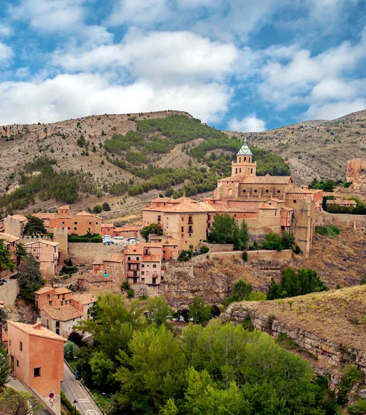 Pueblo Albarracin Norte España Día Soleado — Foto de Stock