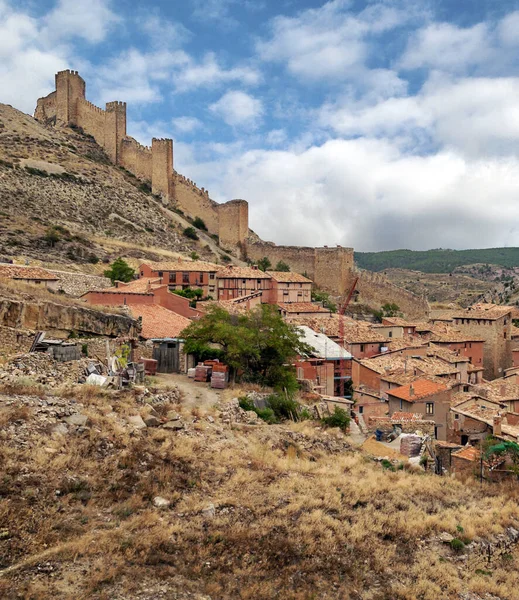 Pueblo Albarracin Norte España Día Soleado — Foto de Stock