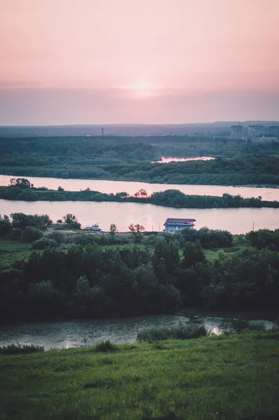 Світанок Початку Літнього Ранку — стокове фото