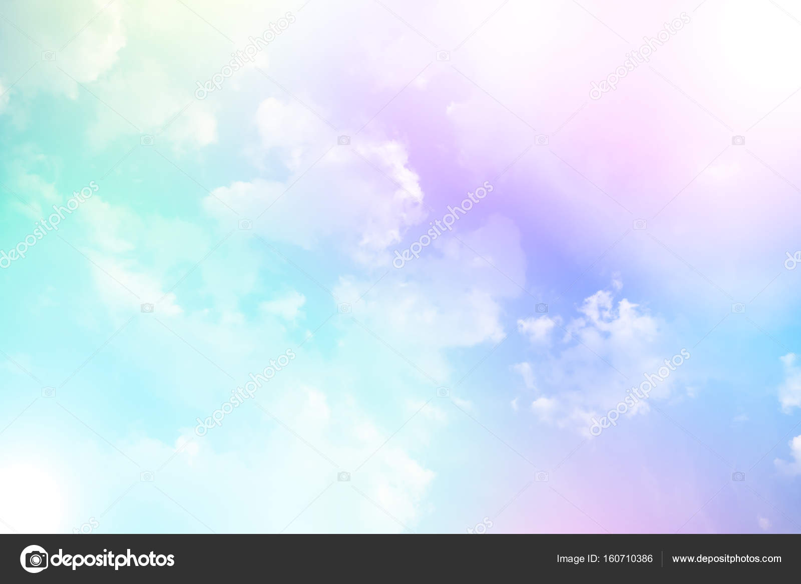 Magic night blue sky background with sparkling Vector Image