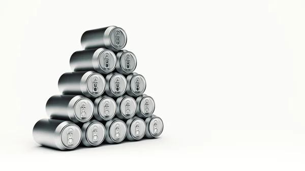 Alumínium lehet elkülöníteni. 3D-leképezés — Stock Fotó