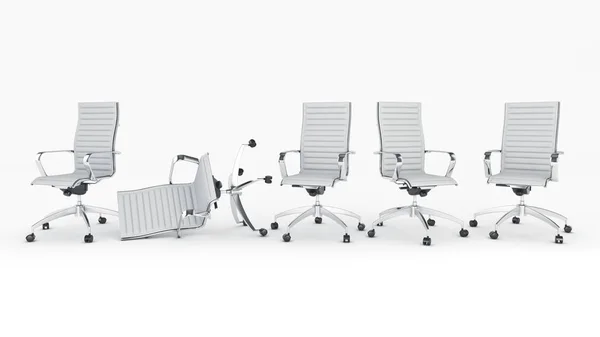 Office chair concept . 3d rendering — Stock Photo, Image