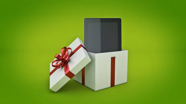 Computer tablet. Concetto regalo . — Foto Stock