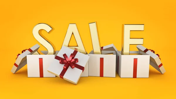 Gift box. concept sale. — Stock Photo, Image