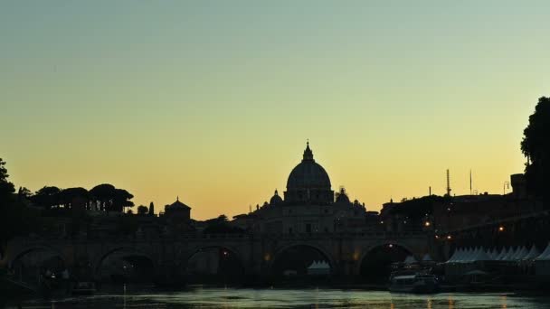 Video timelapse della Basilica di San Pietro — Video Stock