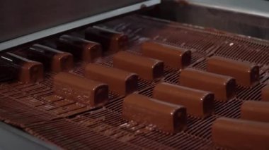 Glazed Sweet Curd çikolataları ve Wafer konilerinin üretimi. Süt ürünleri