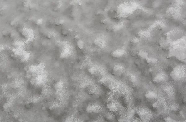 Υφή Του Γκρι Χιόνι Ξεπαγωμένο — Φωτογραφία Αρχείου
