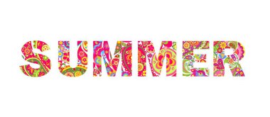 Çiçekler yaz yazı ile yazdırma