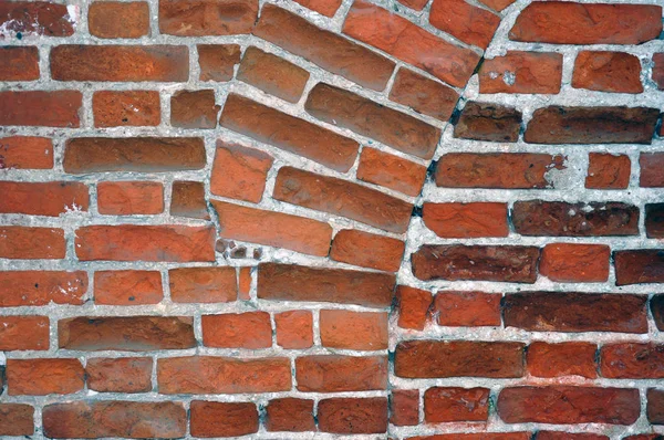 Background of red brick wall pattern texture. — Stock Photo, Image