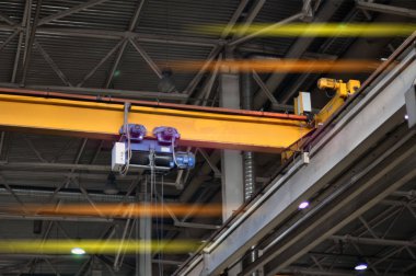 Metal yapıların üretimi için fabrika.