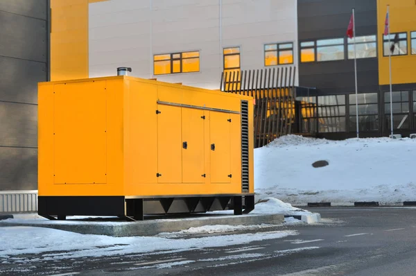 Diesel generator for emergency power supply for industrial facilities
