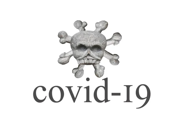 Modelo Abstracto Una Cepa Del Virus Mers Cov Del Coronavirus —  Fotos de Stock