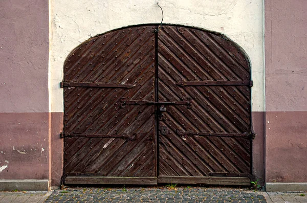 Дверь Историческом Центре Польши — стоковое фото
