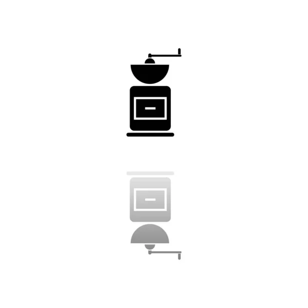 Molinillo de café icono plano — Vector de stock
