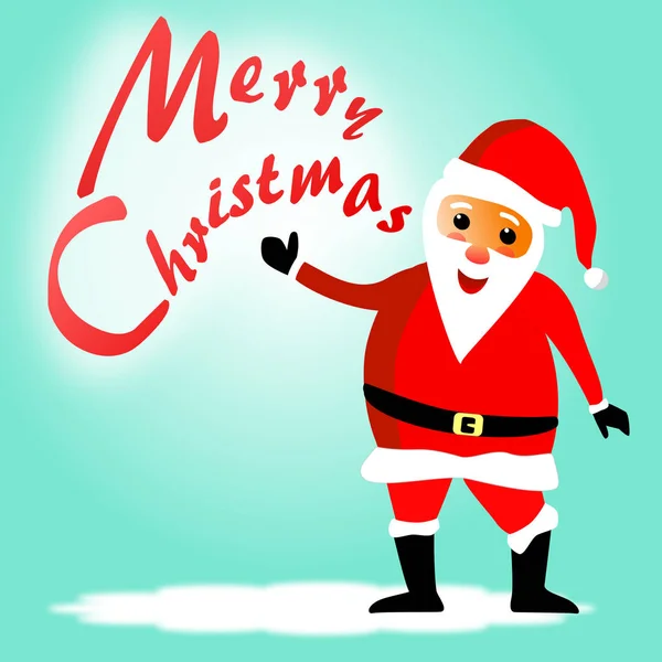 Schattig santa claus — Stockvector