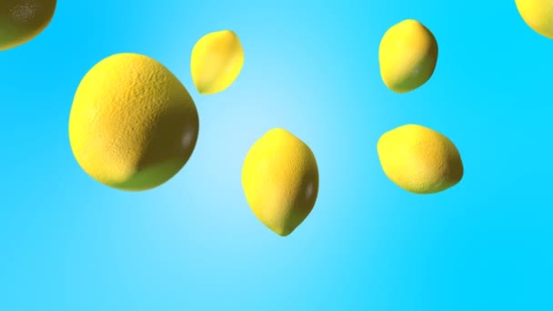 Citron Cascade Zpomalený pohyb — Stock video