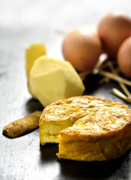 Tapas spagnole. Tortilla de patatas — Foto Stock