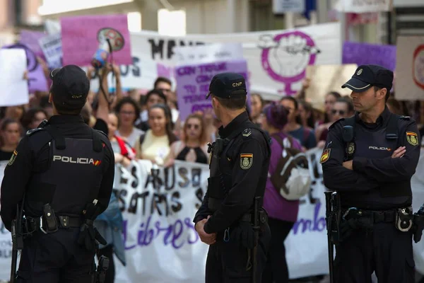 Malaga Spain May 10Th 2018 General Strike Students Scandalous Sentence — Stok fotoğraf