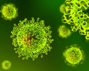 VIrus, Coronavirus outbreak ,contagious infection clipart