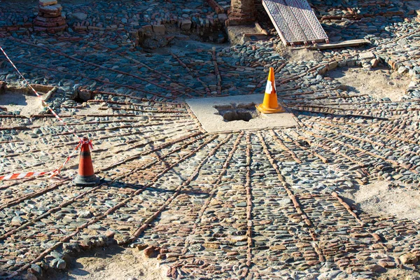 말라가 스페인 고고학적 인간의 스토리아와 빅토리아 아래의 고고학적 — 스톡 사진