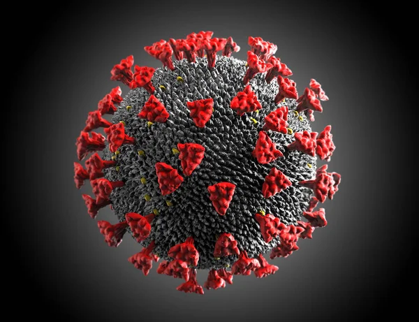 Koronavirus Covid Ohnisko Nakažlivé Infekce — Stock fotografie