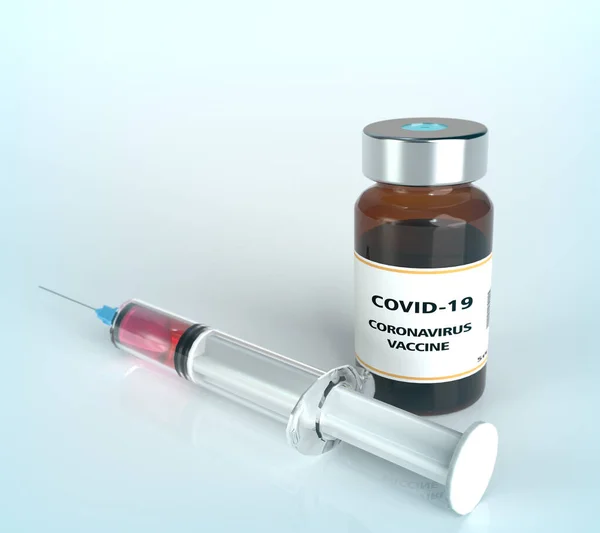 Vacuna Contra Coronavirus Que Utiliza Para Prevención Inmunización Tratamiento Infección —  Fotos de Stock