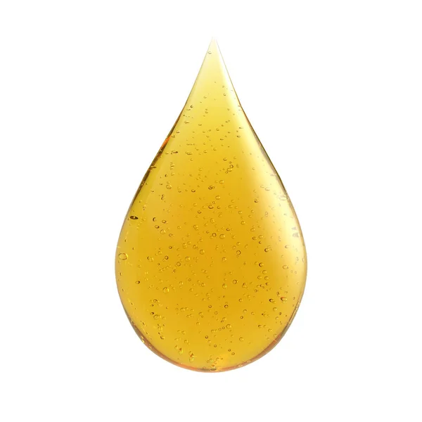 Oil Drop Isolate White Background — Stock Photo, Image