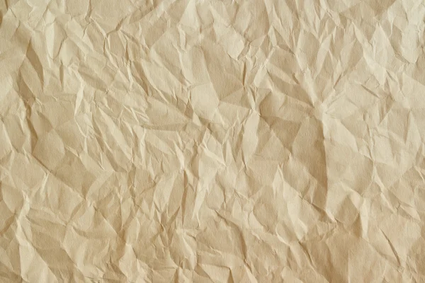 Old crumpled parchment texture. — Stock Photo, Image