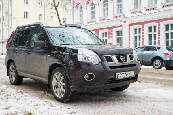 Nissan X-Trail (Shatai, Kanda, Fukuoka) — Stok fotoğraf