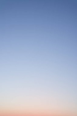 Açık gökyüzü bulutlar olmadan