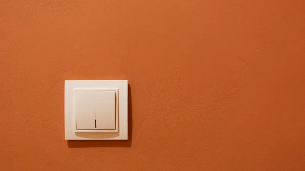 Botón interruptor en la pared — Foto de Stock