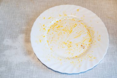 Son yemek, kirli tabak