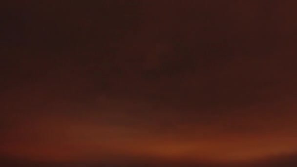 夜の街の上空のタイムラプス. — ストック動画