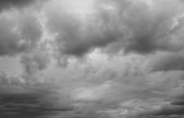 Fırtına bulutlu gökyüzü, cennet. 