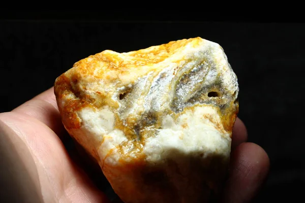 Untreated Agate Quartz Chalcedony Aggregate — Stock Photo, Image