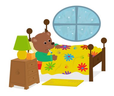 hasta bir oyuncak ayı