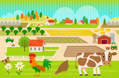 Tarım arazileri desen