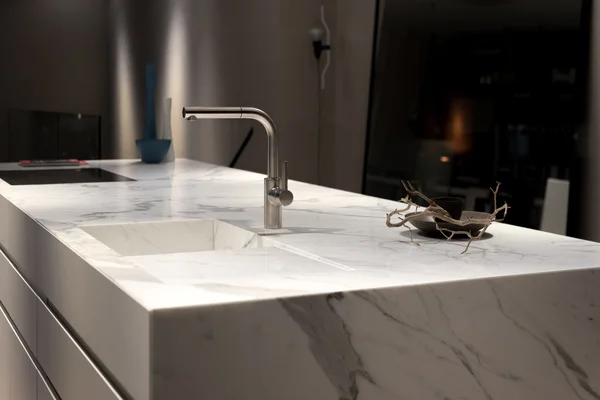 White Marble Kitchen