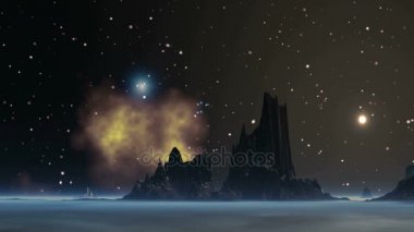 Gökyüzü yabancı gezegenin Flotilla Ufo