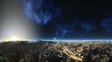 Büyük Nebula ve yabancı gezegenin