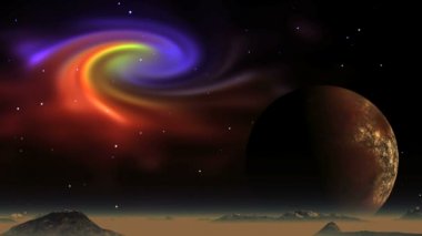 Güzel bulutsu ve yabancı gezegenin