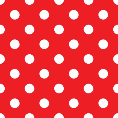 Klasik polka noktaları kusursuz vektör desenli arkaplan
