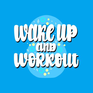 Spor takımının tasviri. Vektör harfleri. Motivasyon pankartı. Kartlar, elbiseler ve diğer şeyler için tasarım