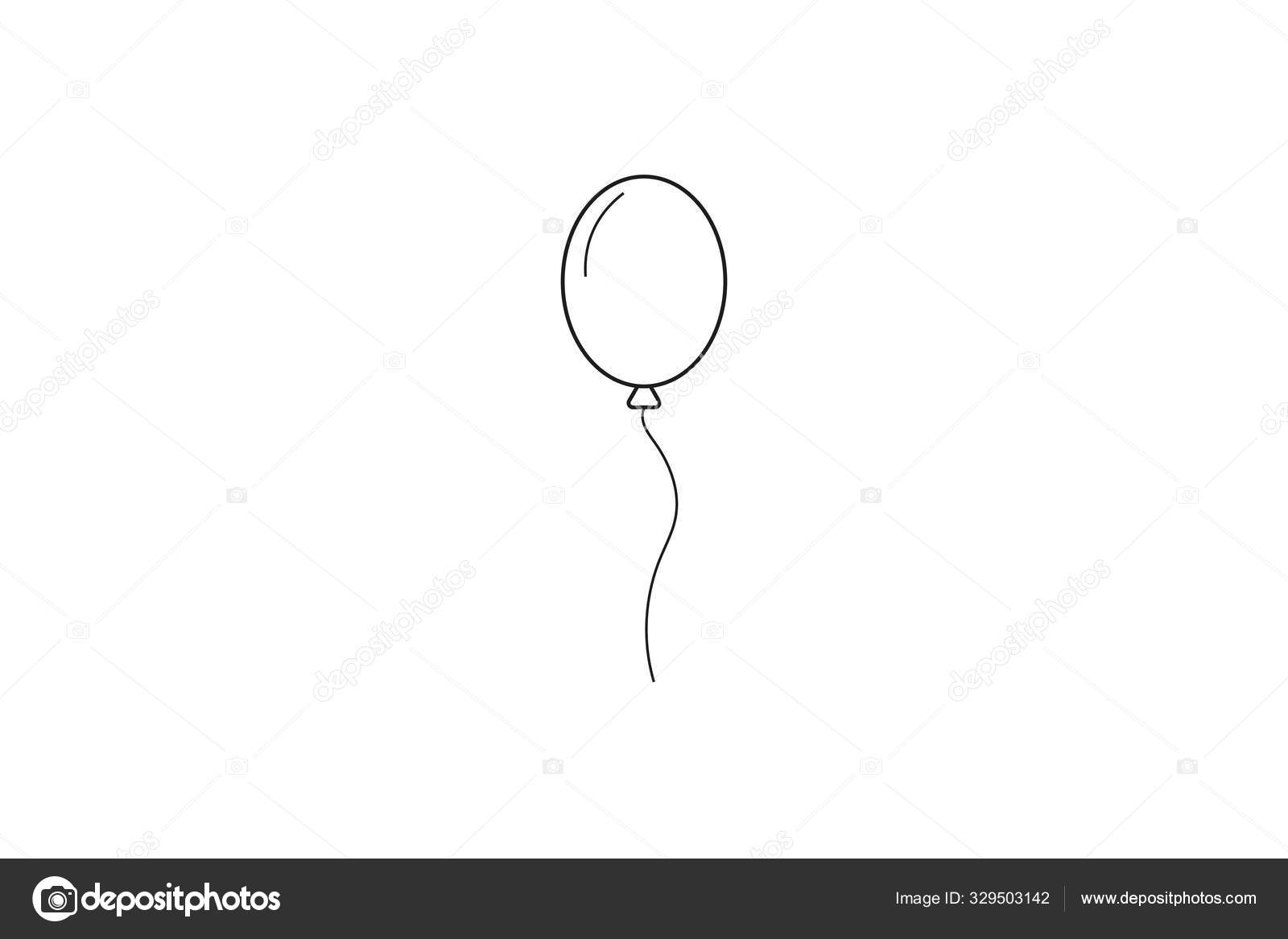 Balloon Icon On White Vector Image By C Meranda Vector Stock Balloon Icon On White Vector Image By C Meranda Vector Stock