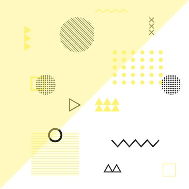 Soyut modern geometrik renkli arkaplan