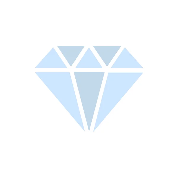 Vector diamond illustration. crystal stone jewelry - expensive g — 스톡 벡터