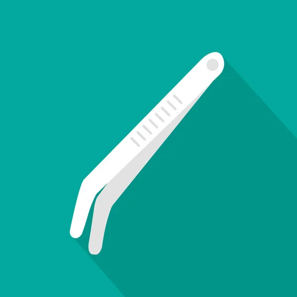 Tweezers icon. Flat illustration of tweezers vector icon for web — 스톡 벡터