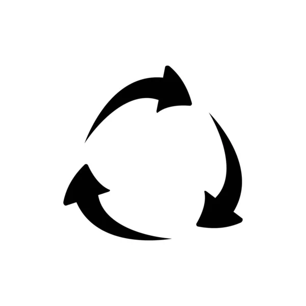 Recyklační ikona. Vektorová ilustrace - vektor — Stockový vektor